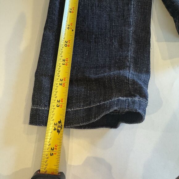 Talbots Petites Blazer Jacket Size Petite 2P Blue 100% Linen Preppy Career - Picture 7 of 7